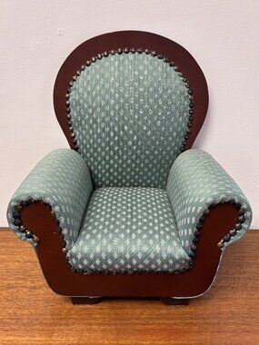Vintage Dayton Hudson Doll Victorian Parlor Armchair